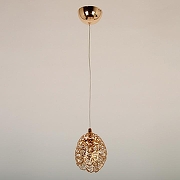 Подвесной светильник Abrasax 9120 X9120A/1GO цвет плафона/подвески Золото, Прозрачный, цвет арматуры Золото-1