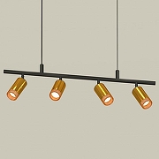 Подвесной светильник Ambrella Light XB XB9002350 цвет плафона/подвески Желтый, цвет арматуры Черный