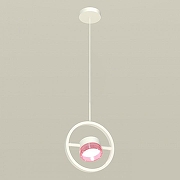 Подвесной светильник Ambrella Light XB XB9111151 цвет плафона/подвески Белый, Розовый, цвет арматуры Белый-1