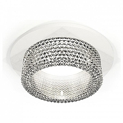 Встраиваемый светильник Ambrella Light XC XC6512040 цвет плафона/подвески Прозрачный, цвет арматуры Белый