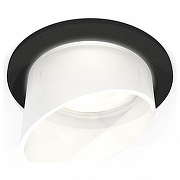 Встраиваемый светильник Ambrella Light XC XC6513068 цвет плафона/подвески Белый, цвет арматуры Черный