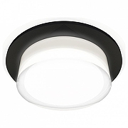 Встраиваемый светильник Ambrella Light XC XC7622043 цвет плафона/подвески Белый, цвет арматуры Черный