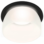 Встраиваемый светильник Ambrella Light XC XC7622047 цвет плафона/подвески Белый, цвет арматуры Черный