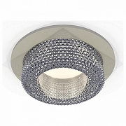 Встраиваемый светильник Ambrella Light XC XC7623020 цвет плафона/подвески Прозрачный, цвет арматуры Серый