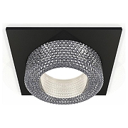 Встраиваемый светильник Ambrella Light XC XC7632020 цвет плафона/подвески Прозрачный, цвет арматуры Черный