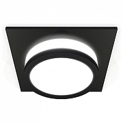 Встраиваемый светильник Ambrella Light XC XC7632041 цвет плафона/подвески Белый, Черный, цвет арматуры Черный