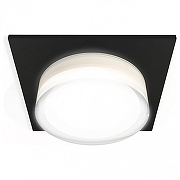 Встраиваемый светильник Ambrella Light XC XC7632043 цвет плафона/подвески Белый, Прозрачный, цвет арматуры Черный