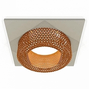 Встраиваемый светильник Ambrella Light XC XC7633024 цвет плафона/подвески Оранжевый, цвет арматуры Серый