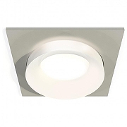Встраиваемый светильник Ambrella Light XC XC7633041 цвет плафона/подвески Белый, цвет арматуры Серый