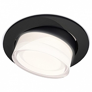 Встраиваемый светильник Ambrella Light XC XC7652083 цвет плафона/подвески Белый, цвет арматуры Черный