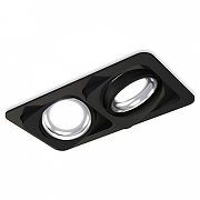 Встраиваемый светильник Ambrella Light XC XC7664002 цвет Серебро, Черный