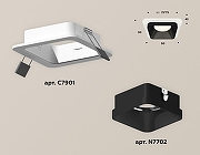 Встраиваемый светильник Ambrella Light XC XC7901002 цвет Белый, Черный-1