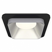 Встраиваемый светильник Ambrella Light XC XC7902003 цвет плафона/подвески Серебро, цвет арматуры Черный