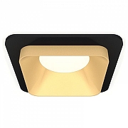 Встраиваемый светильник Ambrella Light XC XC7902004 цвет плафона/подвески Золото, цвет арматуры Черный