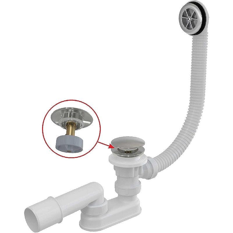 Слив-перелив Alcaplast A505CKM Click-Clack 