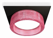 Встраиваемый светильник Ambrella Light XC XC8062032 цвет плафона/подвески Розовый, цвет арматуры Черный