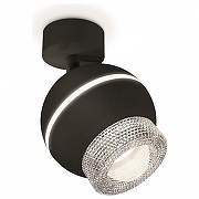 Спот Ambrella Light XM XM1102010 цвет плафона/подвески Прозрачный, Хром, цвет арматуры Черный