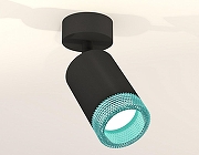 Спот Ambrella Light XM XM6313004 цвет плафона/подвески Голубой, Черный, цвет арматуры Черный-1