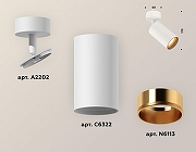 Спот Ambrella Light XM XM6322004 цвет плафона/подвески Белый, Золото, цвет арматуры Белый-1