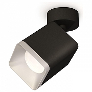 Спот Ambrella Light XM XM7813003 цвет плафона/подвески Серебро, Черный, цвет арматуры Черный