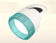 Встраиваемый светильник Ambrella Light XM XM8101543 цвет плафона/подвески Белый, Голубой, цвет арматуры Белый-2