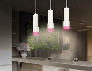 Подвесной светильник Ambrella Light XP XP7401003 цвет плафона/подвески Белый, Розовый, цвет арматуры Белый-3