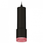Подвесной светильник Ambrella Light XP XP7402003 цвет плафона/подвески Розовый, Черный, цвет арматуры Черный