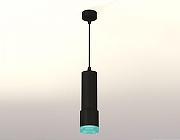 Подвесной светильник Ambrella Light XP XP7402004 цвет плафона/подвески Голубой, Черный, цвет арматуры Черный-1