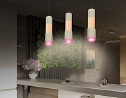 Подвесной светильник Ambrella Light XP XP7423061 цвет плафона/подвески Розовый, Серый, цвет арматуры Черный-3