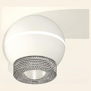 Накладной светильник Ambrella Light XS XS1101030 цвет плафона/подвески Белый, Прозрачный, цвет арматуры Белый-1