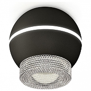 Накладной светильник Ambrella Light XS XS1102030 цвет плафона/подвески Прозрачный, цвет арматуры Черный