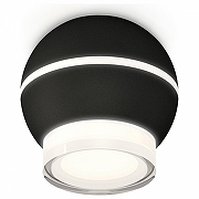 Накладной светильник Ambrella Light XS XS1102042 цвет плафона/подвески Прозрачный, цвет арматуры Черный