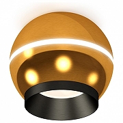 Накладной светильник Ambrella Light XS XS1105001 цвет плафона/подвески Черный, Золото, цвет арматуры Золото