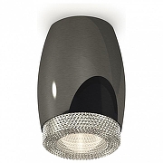 Накладной светильник Ambrella Light XS XS1123010 цвет плафона/подвески Прозрачный, цвет арматуры Черный