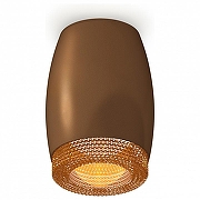 Накладной светильник Ambrella Light XS XS1124011 цвет плафона/подвески Коричневый, цвет арматуры Коричневый