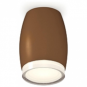 Накладной светильник Ambrella Light XS XS1124021 цвет плафона/подвески Прозрачный, цвет арматуры Коричневый