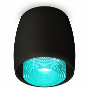 Накладной светильник Ambrella Light XS XS1142023 цвет плафона/подвески Голубой, цвет арматуры Черный