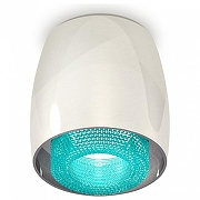 Накладной светильник Ambrella Light XS XS1143011 цвет плафона/подвески Голубой, цвет арматуры Серебро