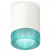 Накладной светильник Ambrella Light XS XS6301043 цвет плафона/подвески Голубой, цвет арматуры Белый