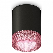 Накладной светильник Ambrella Light XS XS6302042 цвет плафона/подвески Розовый, цвет арматуры Черный