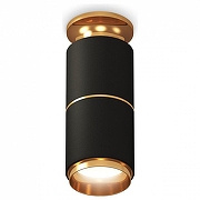 Накладной светильник Ambrella Light XS XS6302240 цвет плафона/подвески Черный, Золото, цвет арматуры Золото