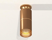 Накладной светильник Ambrella Light XS XS6304191 цвет плафона/подвески Коричневый, цвет арматуры Золото-1