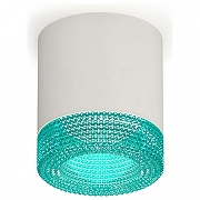 Накладной светильник Ambrella Light XS XS7401023 цвет плафона/подвески Голубой, цвет арматуры Белый
