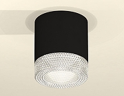 Накладной светильник Ambrella Light XS XS7402010 цвет плафона/подвески Прозрачный, цвет арматуры Черный-1