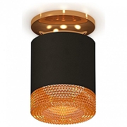 Накладной светильник Ambrella Light XS XS7402103 цвет плафона/подвески Коричневый, цвет арматуры Черный