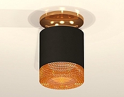 Накладной светильник Ambrella Light XS XS7402103 цвет плафона/подвески Коричневый, цвет арматуры Черный-1