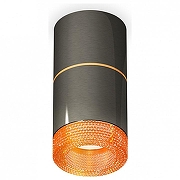 Накладной светильник Ambrella Light XS XS7403082 цвет плафона/подвески Оранжевый, цвет арматуры Черный