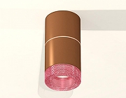 Накладной светильник Ambrella Light XS XS7404082 цвет плафона/подвески Розовый, цвет арматуры Коричневый-2