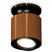 Накладной светильник Ambrella Light XS XS7404100 цвет плафона/подвески Коричневый, Черный, цвет арматуры Черный
