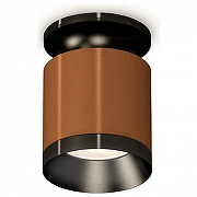 Накладной светильник Ambrella Light XS XS7404101 цвет плафона/подвески Коричневый, Черный, цвет арматуры Черный